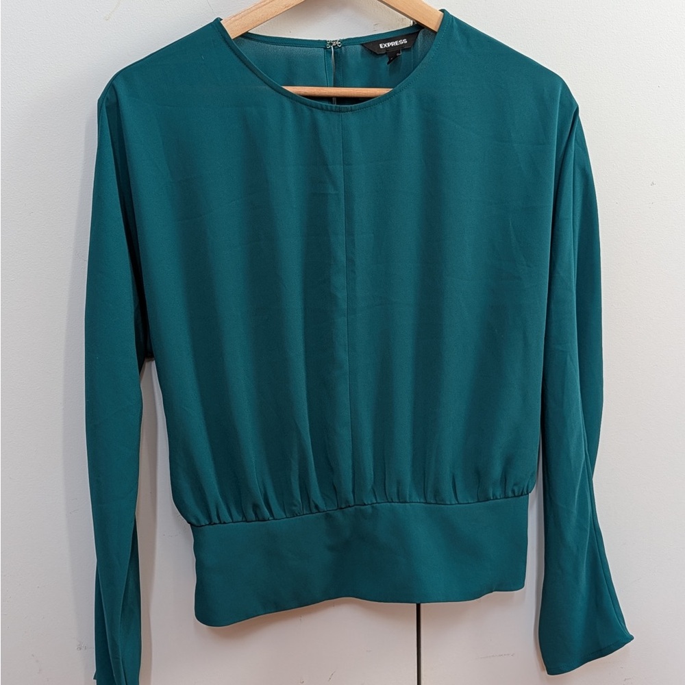 Express Teal Blouse - image 1